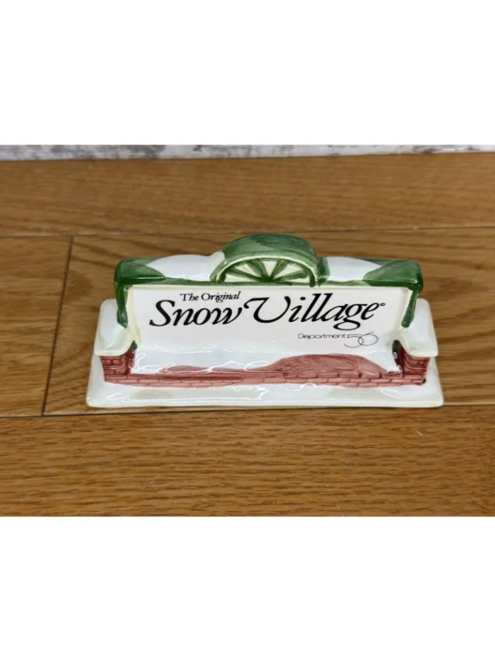 Department 56 The Original Snow Village 1977-1988 Promotional Sign